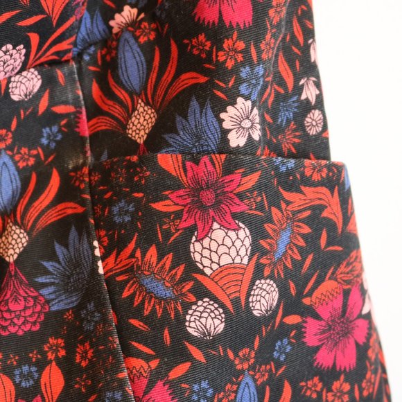 Floral Tropical Patterned Strapless Romper - Picture 11 of 16